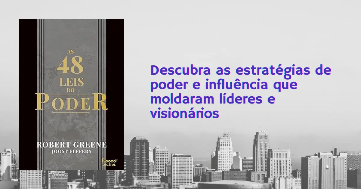 Capa do livro As 48 Leis do Poder de Robert Greene