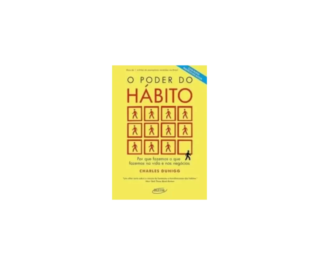 Capa do livro "O Poder do Hábito" de Charles Duhigg.